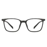 Blue Block Screen Glasses: Matte Black Full Rim Square