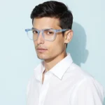 Sky Blue Full Rim Square