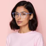 Sky Blue Full Rim Square