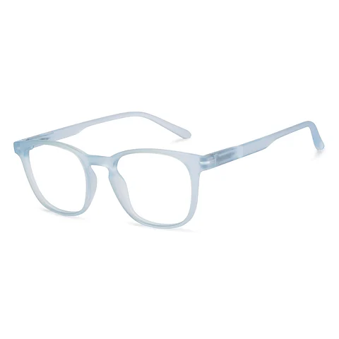 Sky Blue Full Rim Square