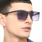 Dark Gray Full Rim Rectangle