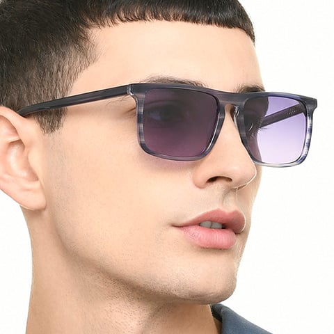 Dark Gray Full Rim Rectangle