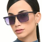 Dark Gray Full Rim Rectangle