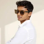 Light Brown Full Rim Rectangle