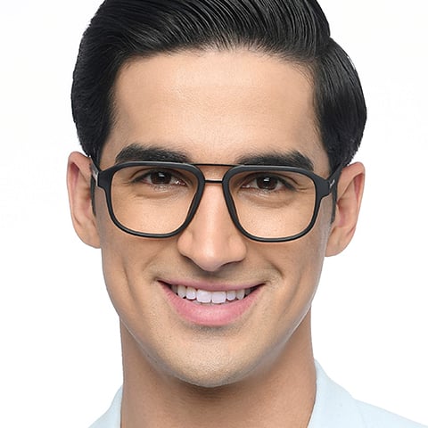 Dark Gunmetal Full Rim Square