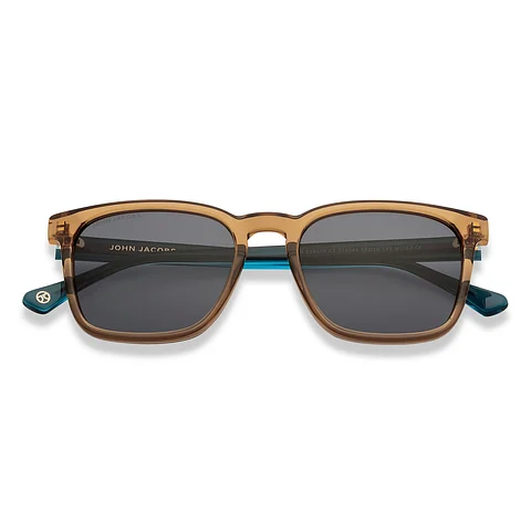 Light Brown Full Rim Rectangle