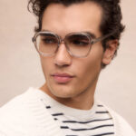 Light Gray Full Rim Square