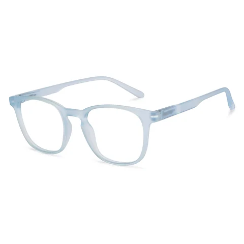 Sky Blue Full Rim Square