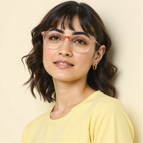 Pink Full Rim Cat Eye