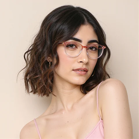 Pink Full Rim Cat Eye