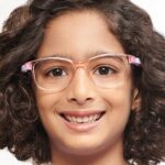 Pink Transparent Full Rim Rectangle