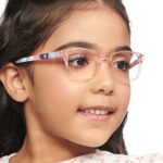 Pink Transparent Full Rim Rectangle