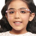 Pink Transparent Full Rim Rectangle