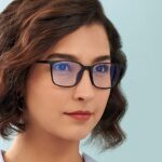 Blue Block Screen Glasses: Matte Black Full Rim Square