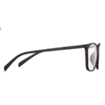Blue Block Screen Glasses: Matte Black Full Rim Square