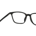 Blue Block Screen Glasses: Matte Black Full Rim Square